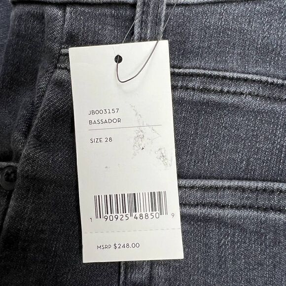 New J Brand Jeans Women Grey Charcoal Slim Skinny Fit Stretch Mick US 28 - Picture 9 of 11